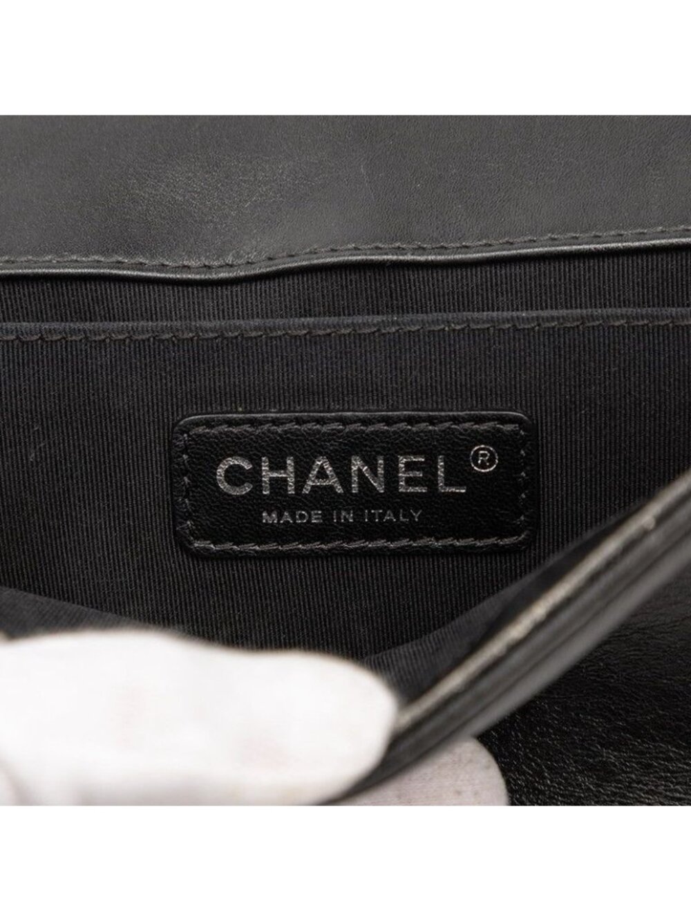 Chanel Studded Boy 20 Chain Bag Black - Picture 5 of 6